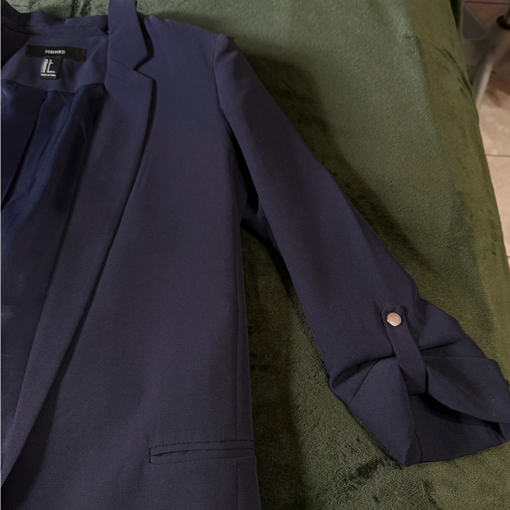 Forever 21 Classic Navy Blazer